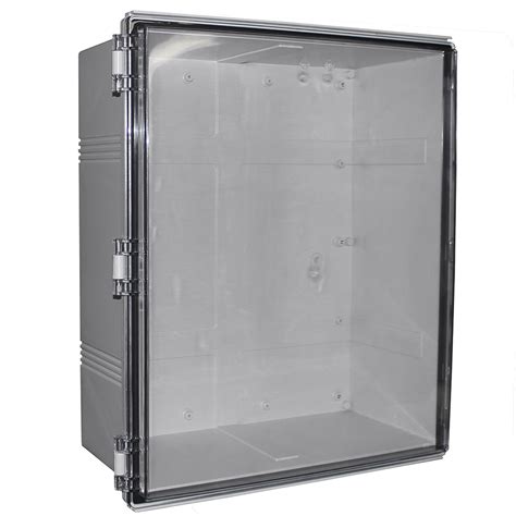 hinged door electrical enclosures|electrical enclosure with clear door.